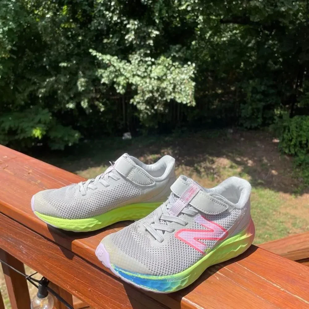 New Balance Youth 13fresh Foam Easy On Colorful Sneakers